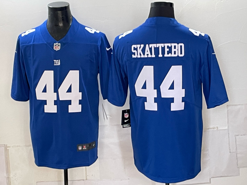 Men New York Giants #44 Skattebo blue Nike 2026 NFL Game Jersey 0931003